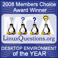 LinuxQuestions Award 2008