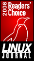 Linux Journal Readers Choice Award 2008