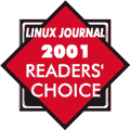 KDE: Favorite Desktop Environment in Linux Journal's 2001 Readers' Choice Award